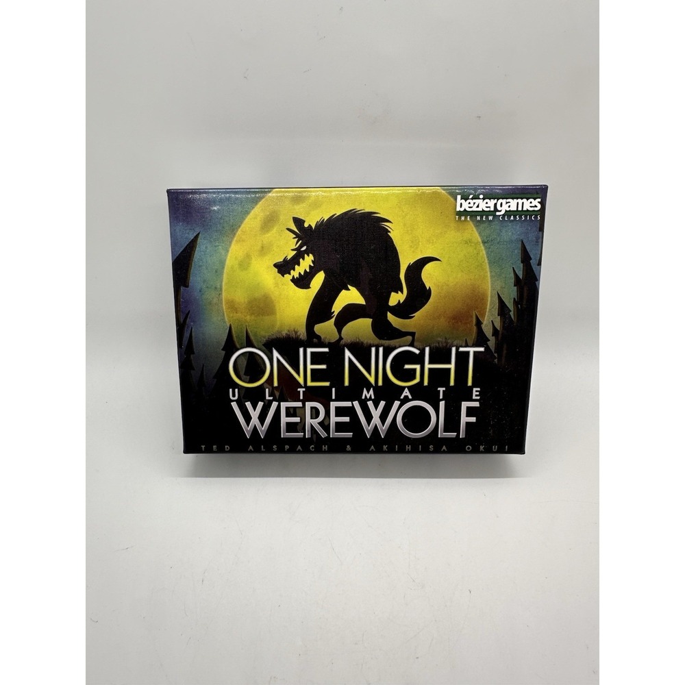 One Night Ultimate Werewolf Board Game Complete Bezier‎ Games Party Strategy